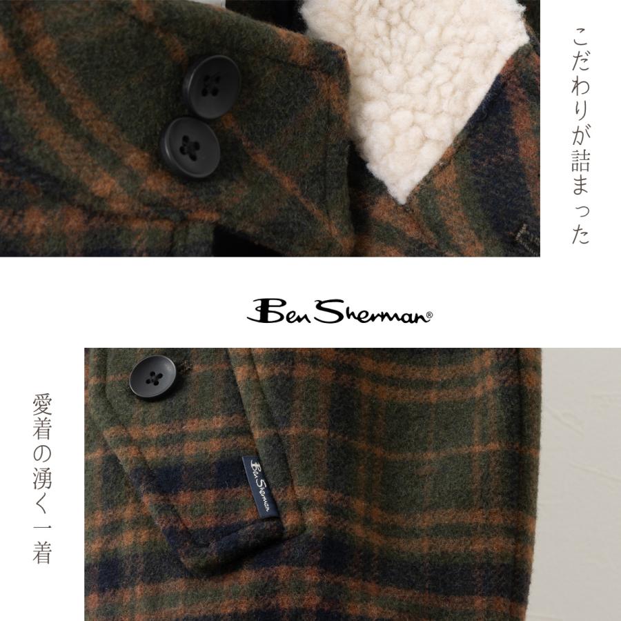 Ben Sherman（ベンシャーマン） ハリントンジャケット ウールチェック 