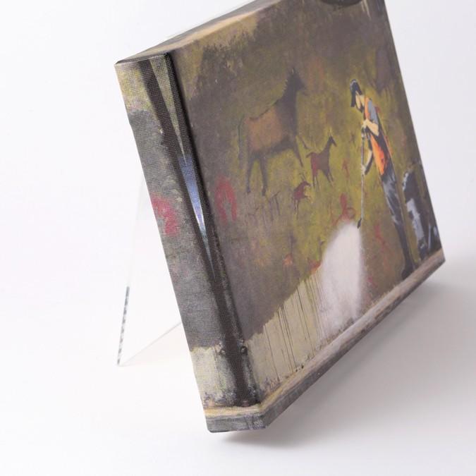 BANKSY CANVAS ART バンクシー キャンバスアート スモール 30cm × 21cm