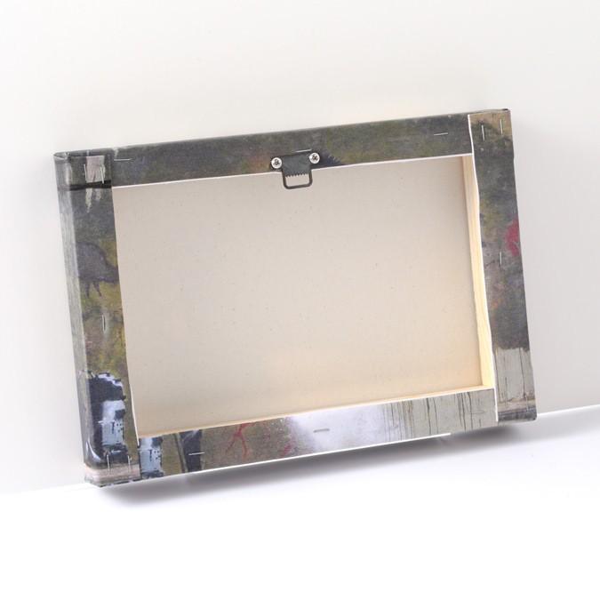 BANKSY CANVAS ART バンクシー キャンバスアート スモール 30cm × 21cm
