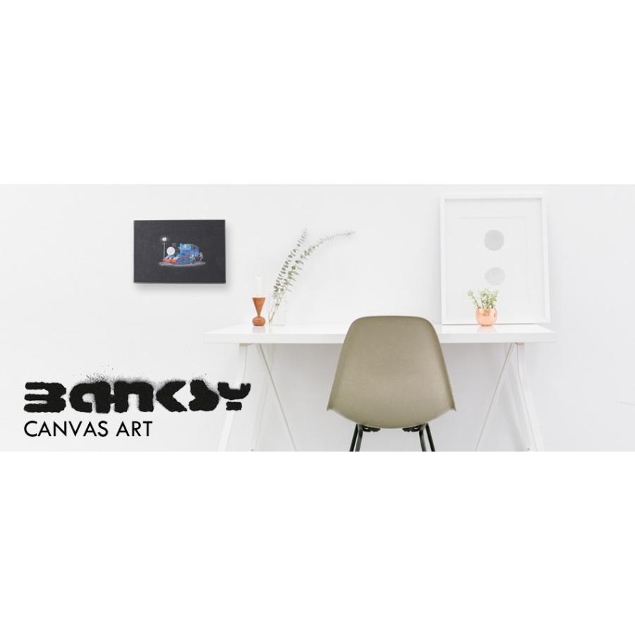 BANKSY CANVAS ART バンクシー キャンバスアート スモール 30cm × 21cm