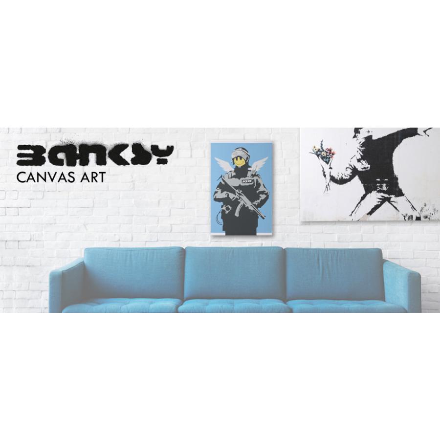 BANKSY CANVAS ART キャンバスアートファブリックパネル BANKSY CANVAS ART キャンバスアートファブリックパネル