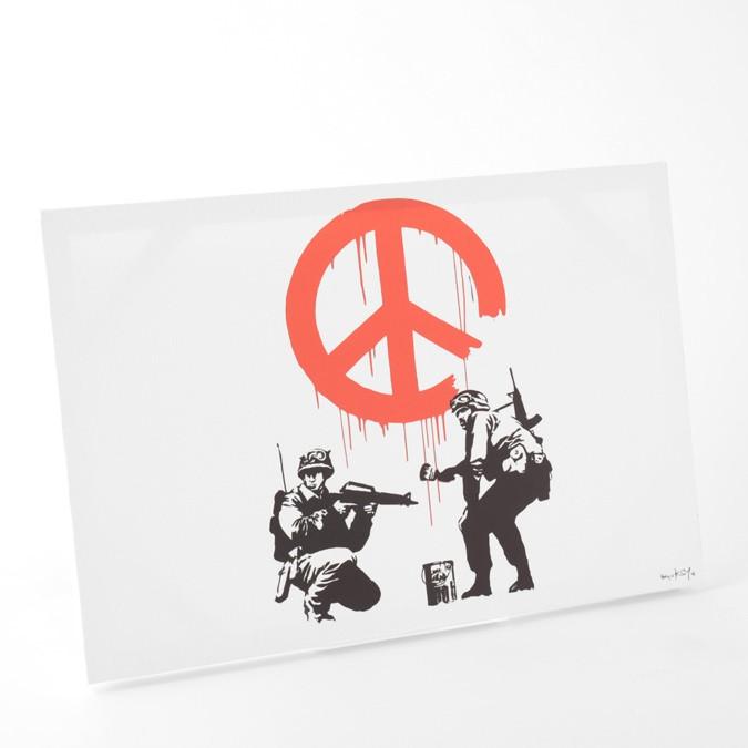 BANKSY CANVAS ART バンクシー キャンバスアート ポスター 