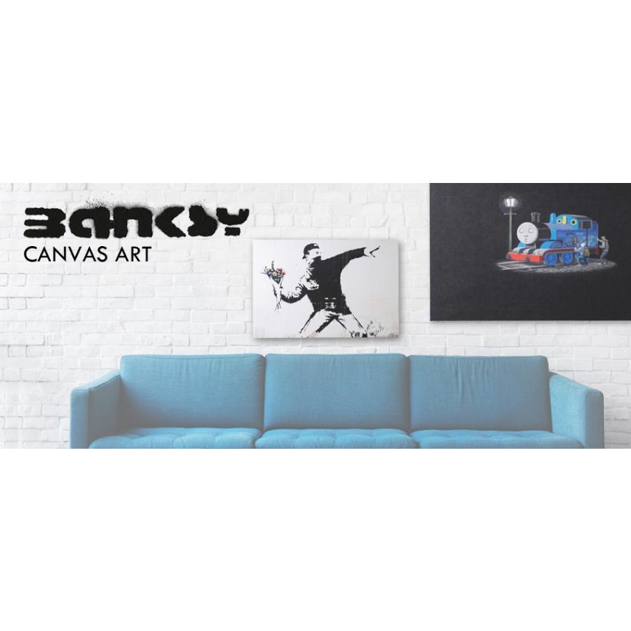 バンクシー アートパネル トーマス 60×40cm BANKSY CANVAS ART バンクシー キャンバスアート 60cm × 40cm Thomas