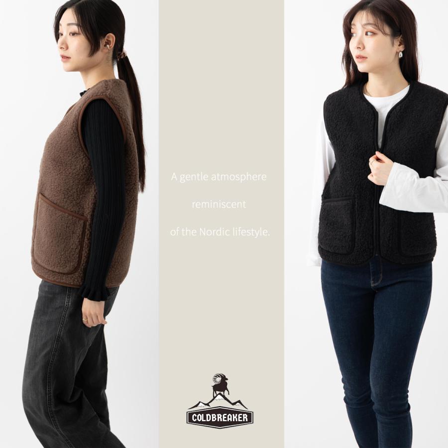 COLD BREAKER ナチュラルウール100% ベスト　アウター COLD BREAKER（コールドブレーカー） コールドブレイカー 正規品