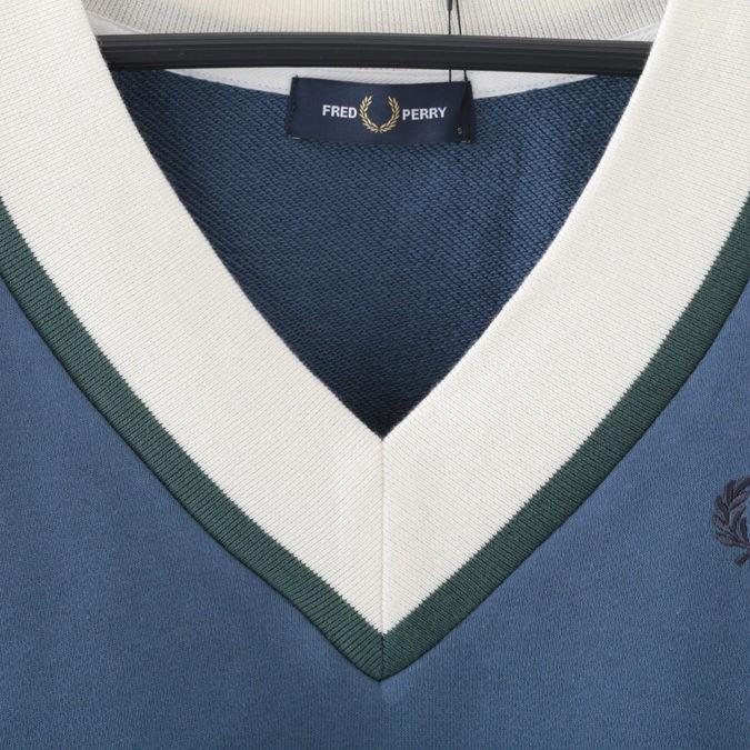 FRED PERRY（フレッドペリー） メンズ チルデン スウェットシャツ 