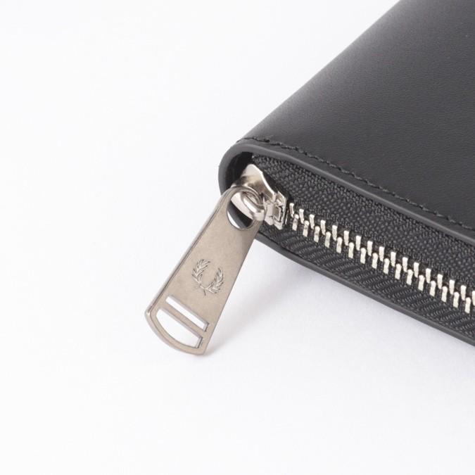 FRED PERRY（フレッドペリー） メンズ 長財布 レザーパース ラウンド