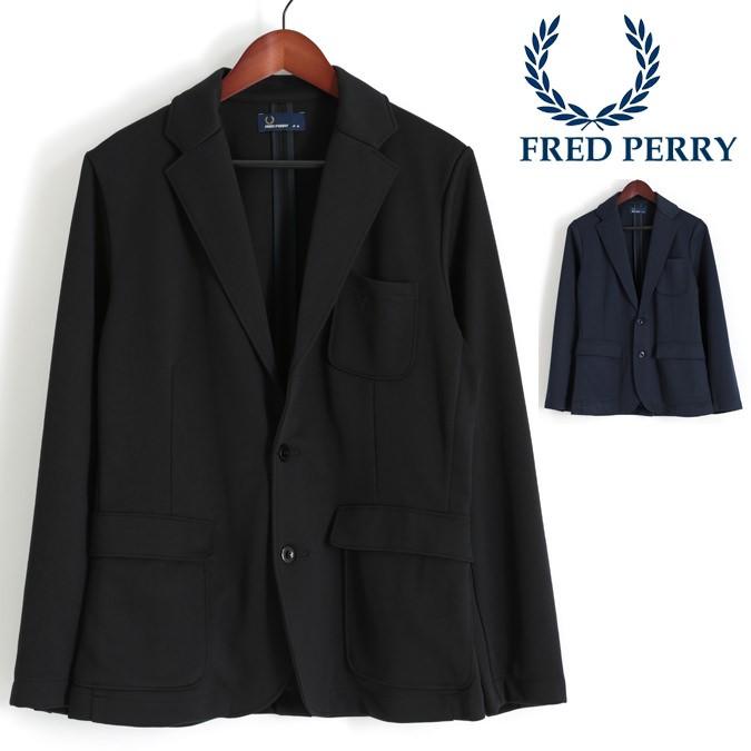 フレッドペリー ジャージーテーラードジャケット メンズ ブラック ネイビー F2411 クローゼスト 通販 Yahoo ショッピング