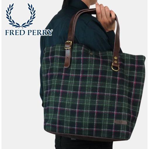 Fred Perry ハウスタータンチェック トートバッグ｜ukclozest