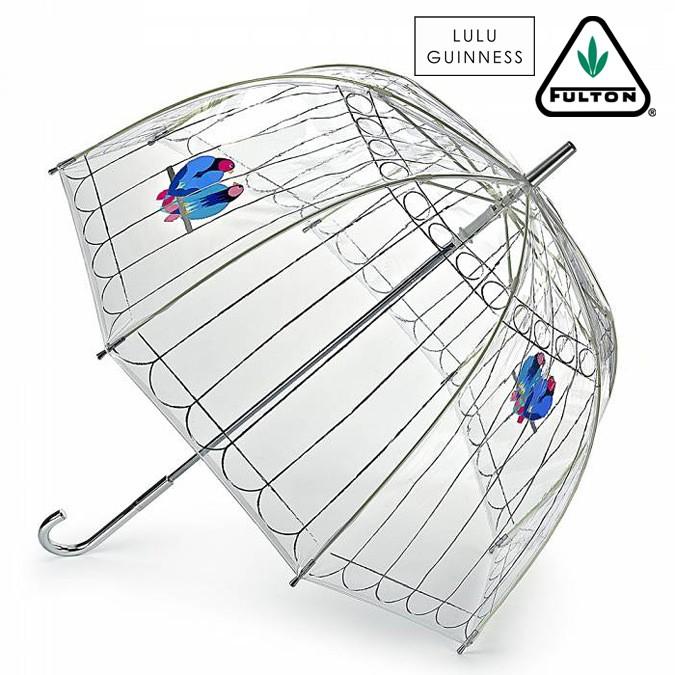 ルルギネス 傘 Lulu Guinness X Fulton コラボ バードケージ ラブバード Kisumupoly Ac Ke