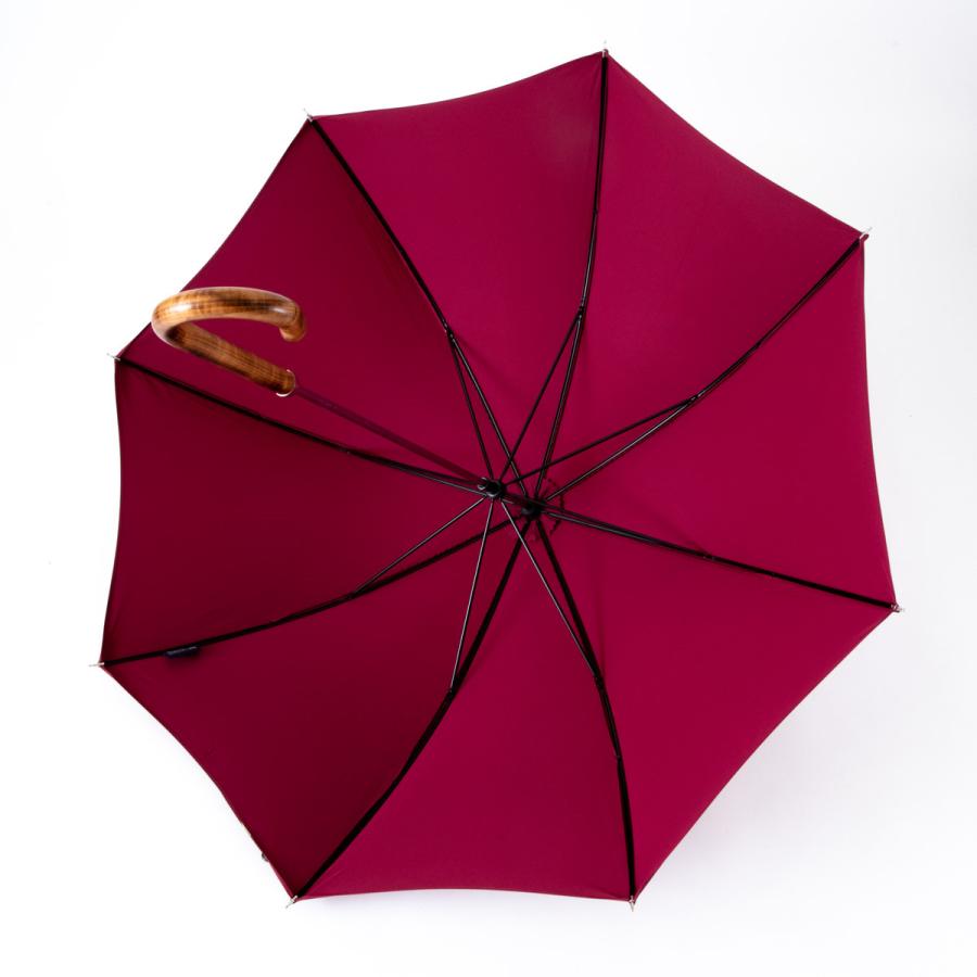 INCE UMBRELLA City Slim ワイン レディース 日傘兼用 長傘 インスアンブレラ シティ スリム メープルウッドハンドル