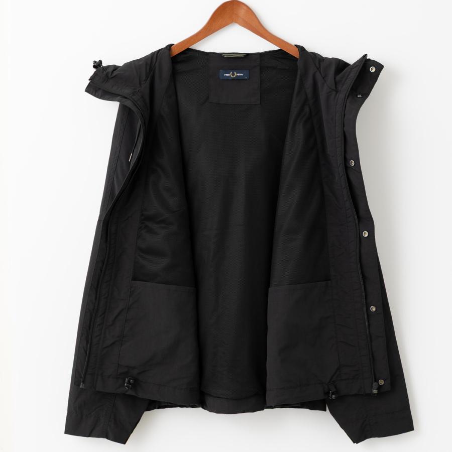 ゆ*ん様 フレッドペリー ブラック ジャケット FRED PERRY（フレッドペリー） ウインドブレーカー ジャケット