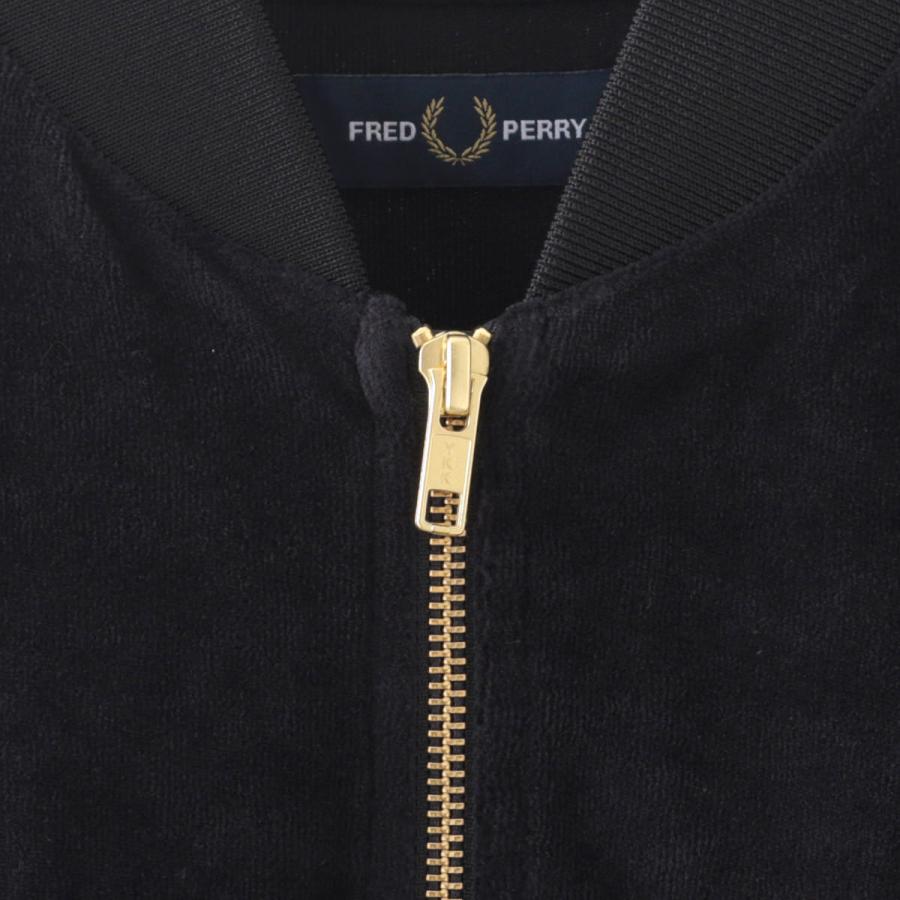 フレッドペリー 秋冬 メンズ ベロア ボンバー ジャケット ブラック Fred Perry 正規販売店 ギフト｜ukclozest｜09