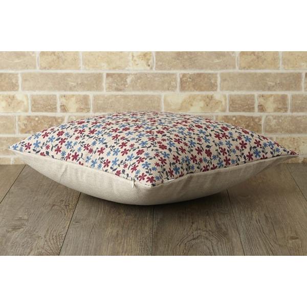 クッションカバー 45×45cm レッドブルーディジー Jubilee London