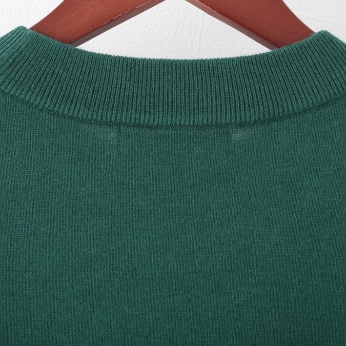 フレッドペリー メンズ セーター クルーネック ティップ スリーブ Fred Perry コットン ウール プレッピー 3色 ブラック アイビー ダークレッド｜ukclozest｜13