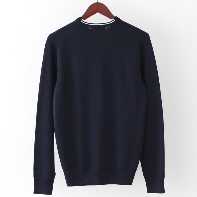 FRED PERRY（フレッドペリー） メンズ セーター メリノウール クルー 