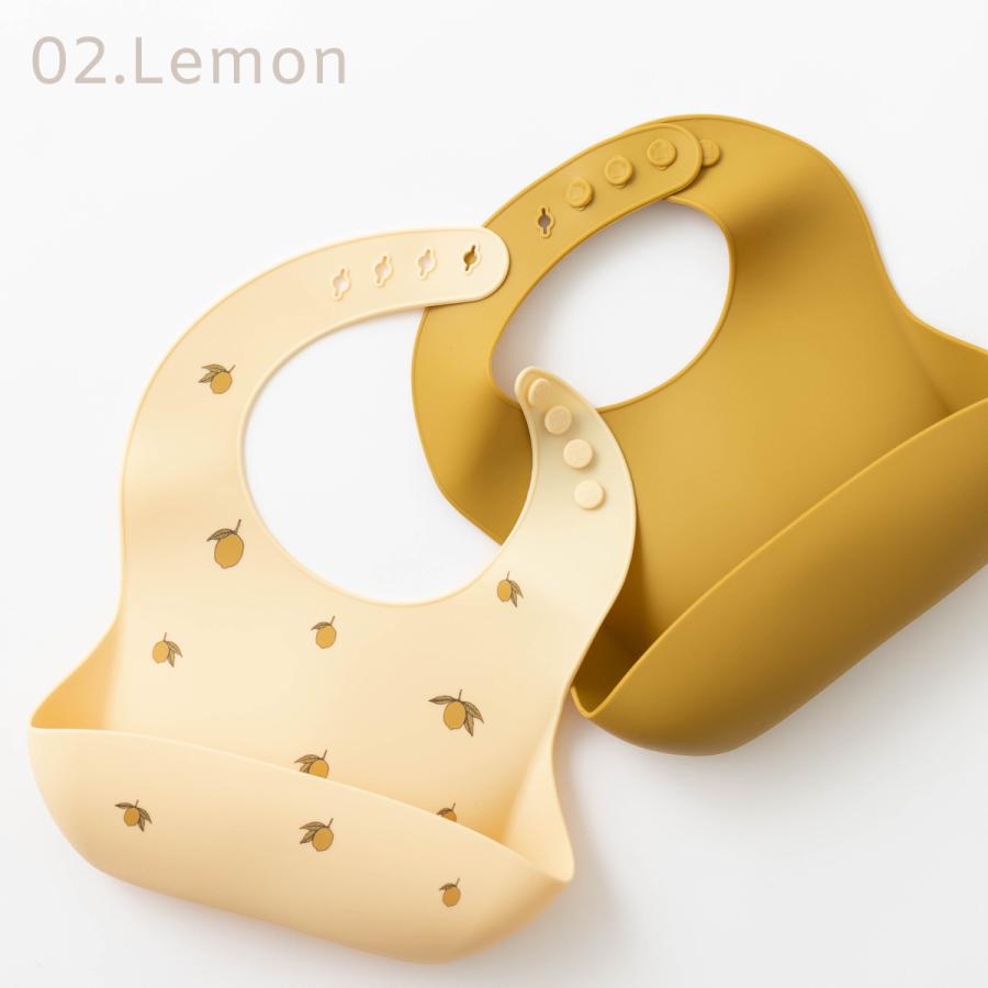 コンゲススロイド キッズ ベビー シリコーン製ビブ 2点セット スタイ 2