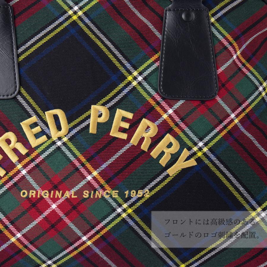 FRED PERRY（フレッドペリー） トートバッグ タータンチェック メンズ