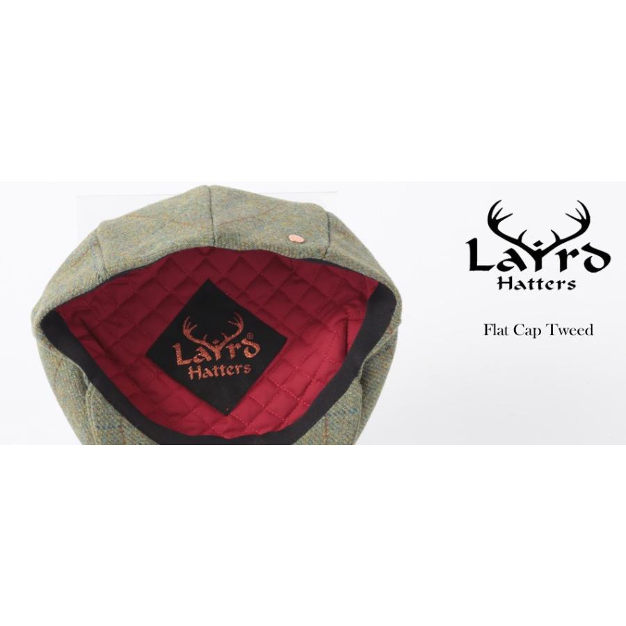 Laird Hatters メンズ キャスケット 英国製 ハンチング ウール