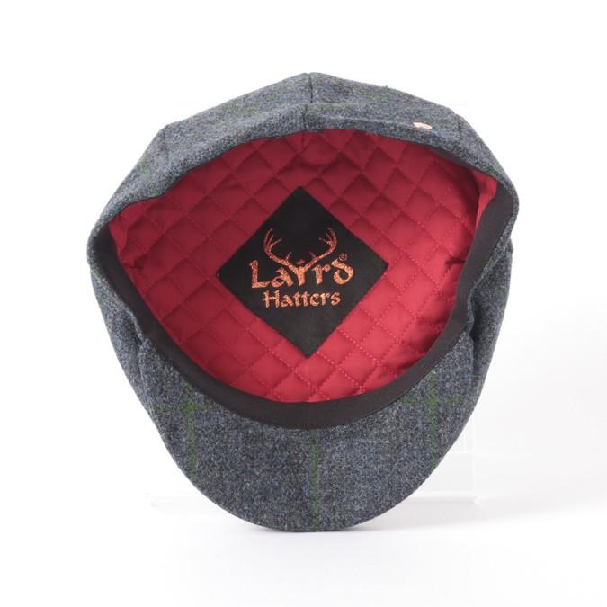 Laird Hatters メンズ キャスケット 英国製 ハンチング ウール ツイード ハンチング帽 レアードハッター Flat Cap Tweed ネイビー｜ukclozest｜06