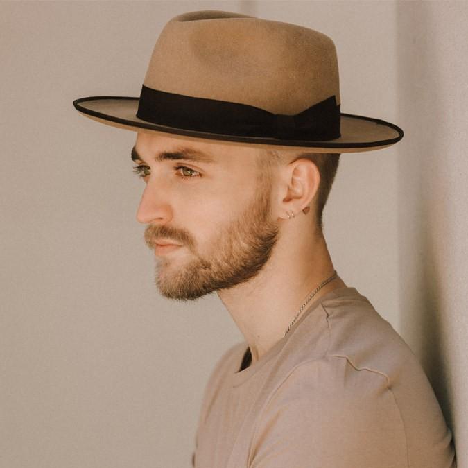 Laird Hatters メンズ トリルビーハット 英国製 ウールハット フェルト