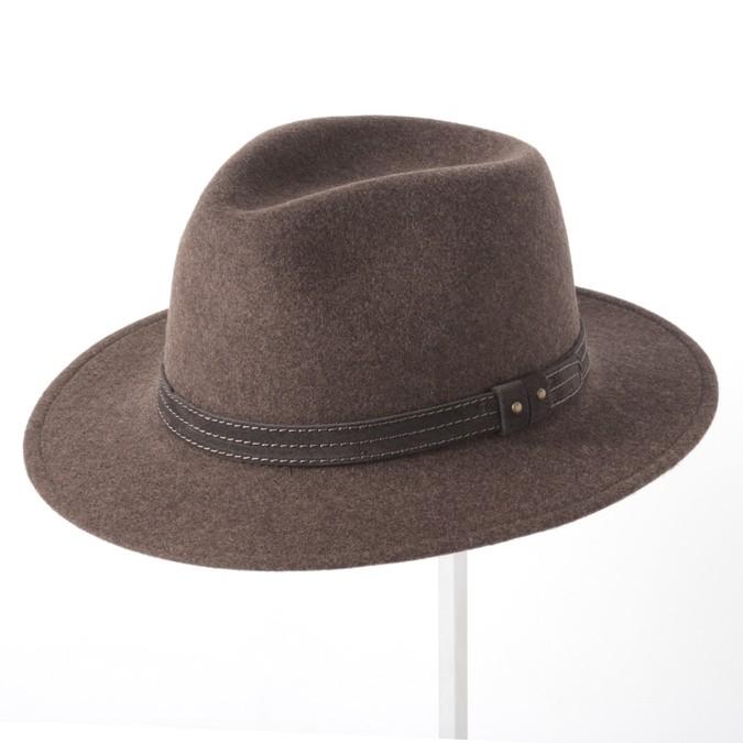 Laird Hatters メンズ フェドラハット 英国製 ウールハット フェルトハット レアードハッター Hunter Fedora 帽子 ブラウン レディース｜ukclozest｜07