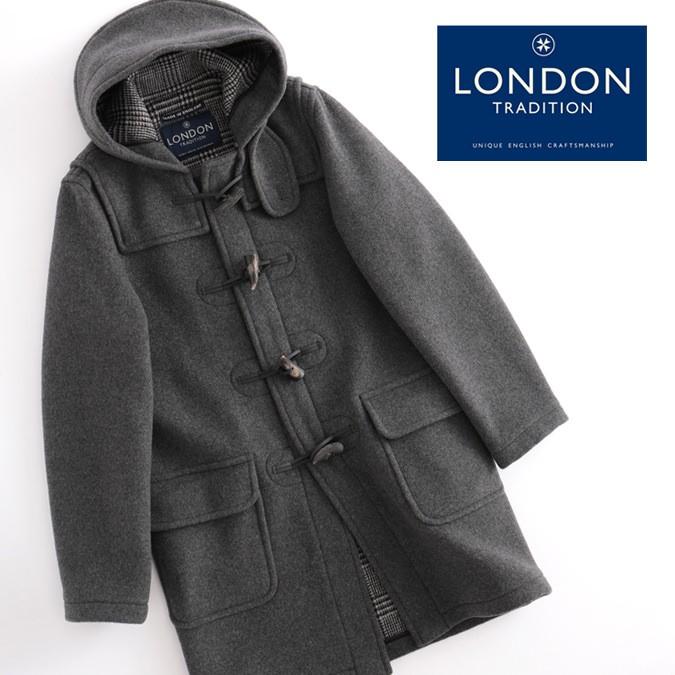 ポイント10倍 London Tradition Duffle Coat ロンドントラディション ダッフルコート マーティン スリム ロング ウール混 グレー メンズ 特売 Sites Suvagrammar Com