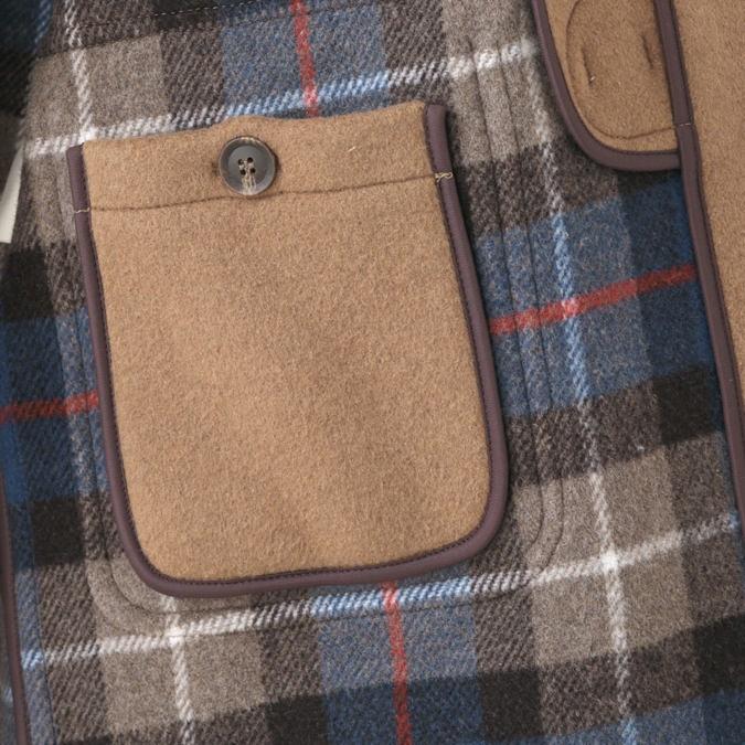 LONDON TRADITION DUFFLE COAT ロンドントラディション ダッフルコート マーティン スリム ロング ウール混 ビクーニャ メンズの画像