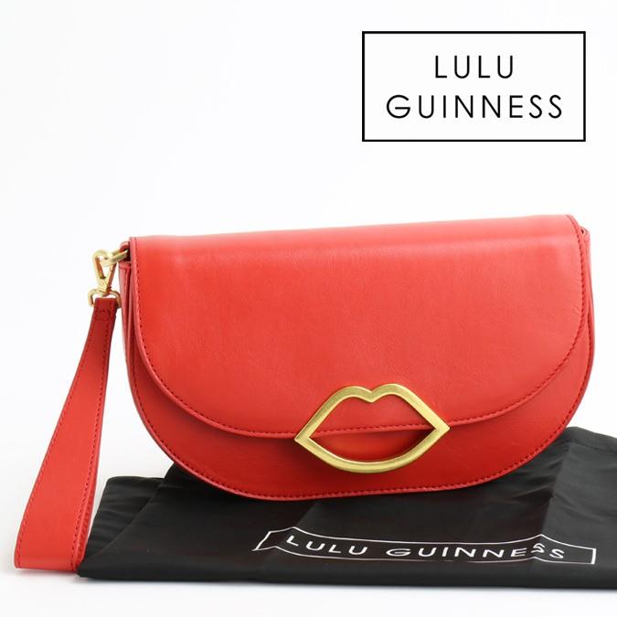 LULU GUINNESS ルルギネス メイシー リストレット クラッチバッグ 