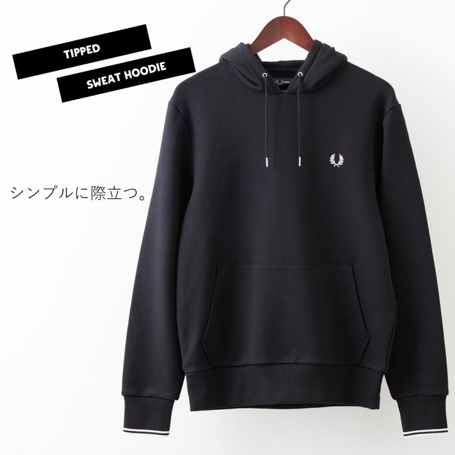FRED PERRY（フレッドペリー） メンズ パーカー フーディー 長袖 
