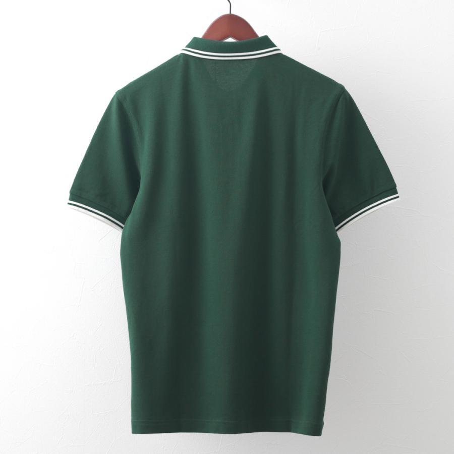 新品　FRED PERRY ポロシャツ SHIRT M3600 Green S FRED PERRY フレッドペリー ポロシャツ TWIN TIPPED SHIRT M3600