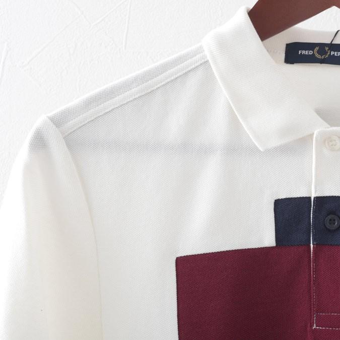 FRED PERRY ノースリーブ ポロシャツ UK 10 チェック柄 Sleeveless Polo Shirt(10 760：LIGHT ECRU): | FRED PERRY
