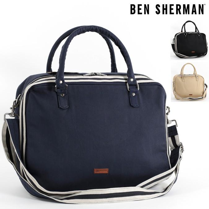 ベンシャーマン Ben Sherman ショルダーバッグ 2WAY ツアーキャンバス 