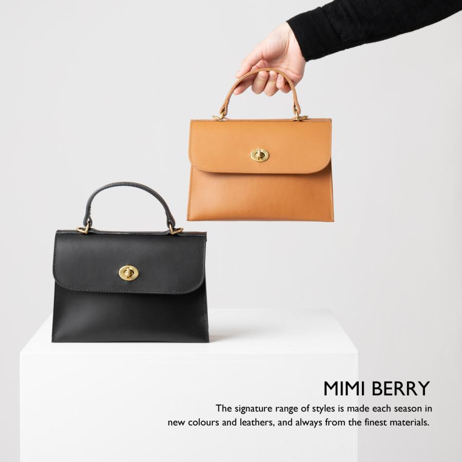 MIMI BERRY ミミベリー 【正規品】 本革レザー ショルダー バッグ MINI HEBE コンパクト ミニサイズ ヘベ 英国製 ...