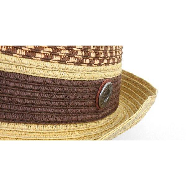 ベンシャーマン Ben Sherman 麦わら 帽子 ストロー トリルビー
