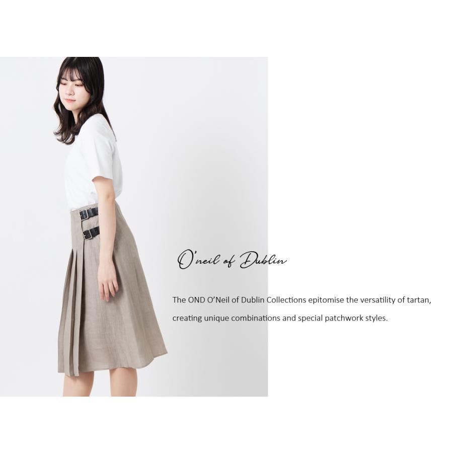 O'NEIL of DUBLIN オニールオブダブリン OF リネン 麻 ミモレ丈 O'NEIL of DUBLIN オニールオブダブリン OF リネン 麻 ミモレ丈