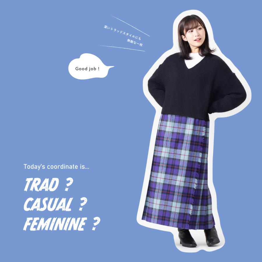 O'NEIL of DUBLIN（オニールオブダブリン） キルトスカート ウール