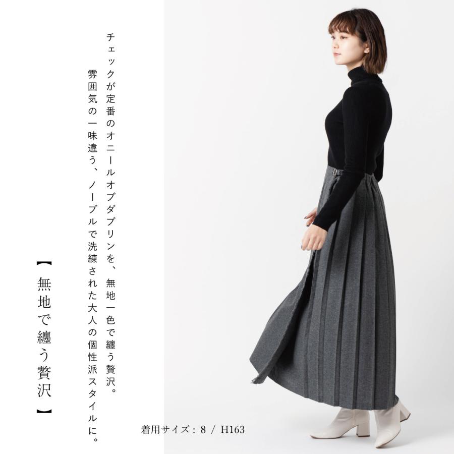 オニールオブダブリン　キルトスカート　サイズ8 90cm DALNESSIE O'NEIL of DUBLIN（オニールオブダブリン） リネン100% W ダブル