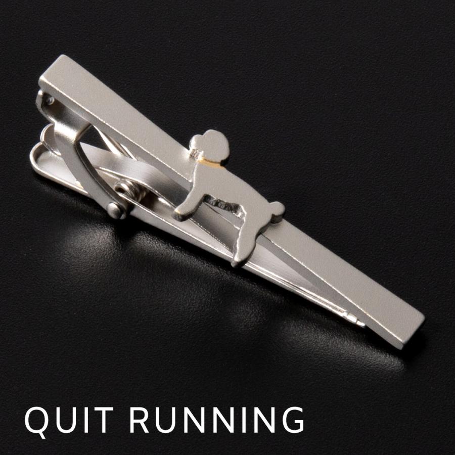 Quit Running（クイトランニング） ドッグデザインのネクタイピン