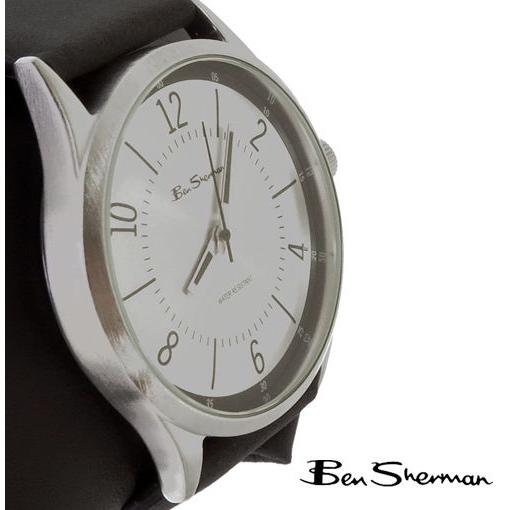 Ben Sherman メンズ 腕時計 ベンシャーマン シルバー フェイス 