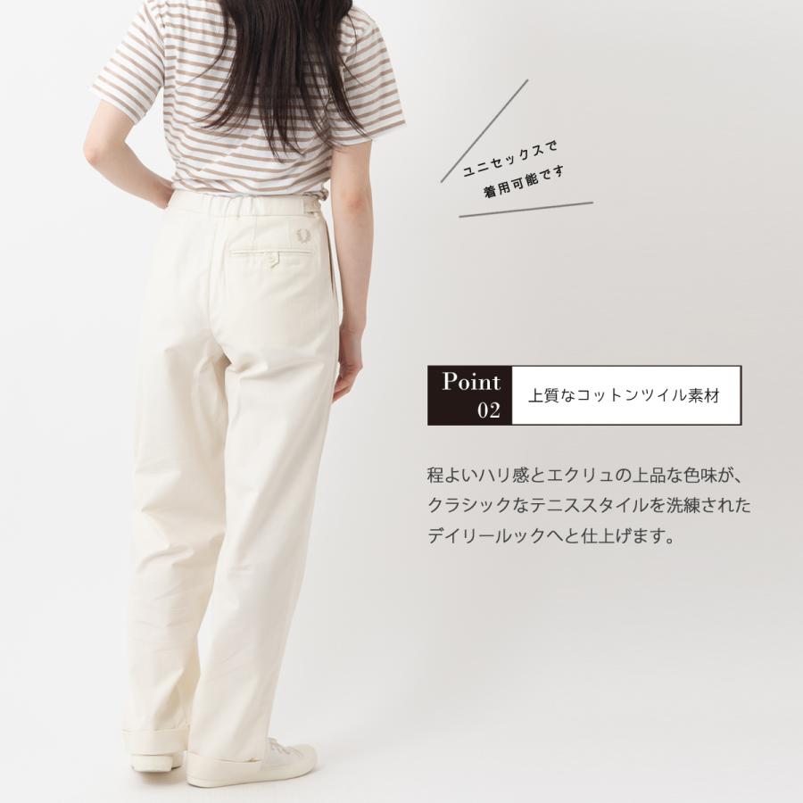 FRED PERRY（フレッドペリー） トラウザー パンツ ツータックテニス