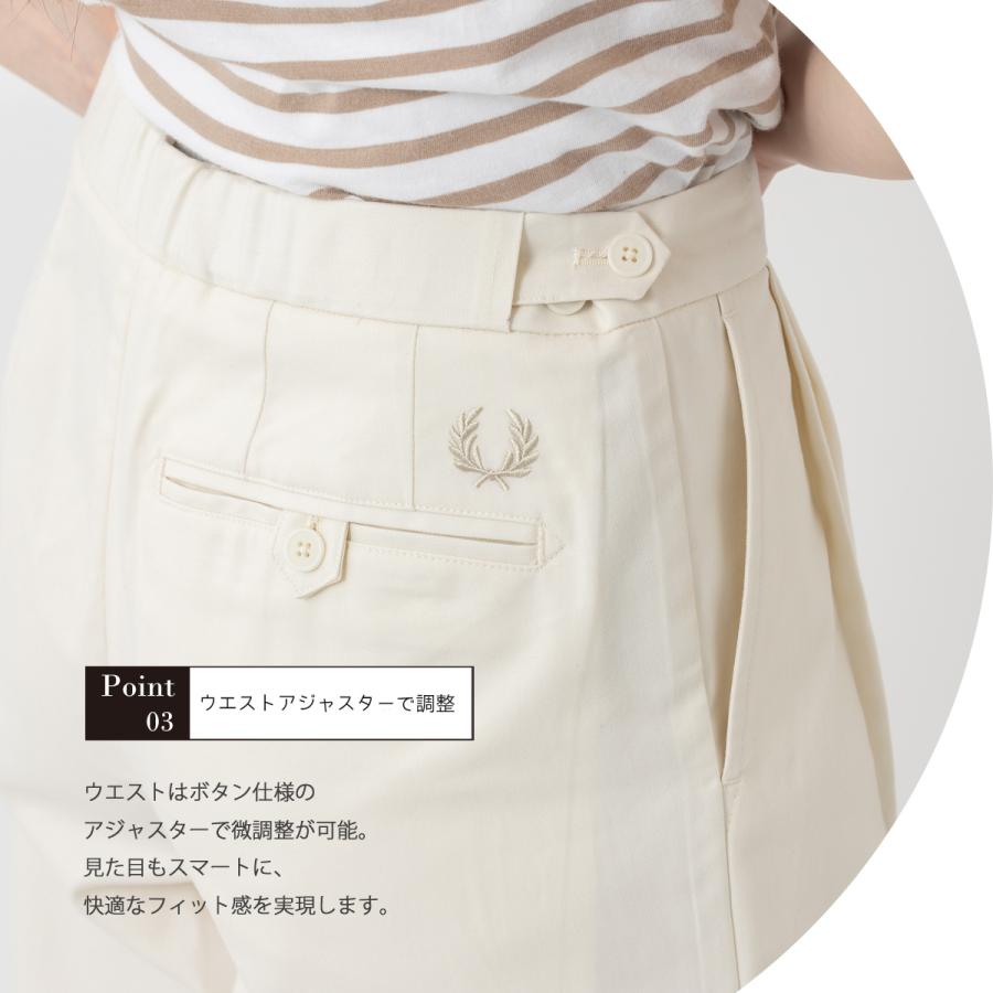 FRED PERRY（フレッドペリー） トラウザー パンツ ツータックテニス