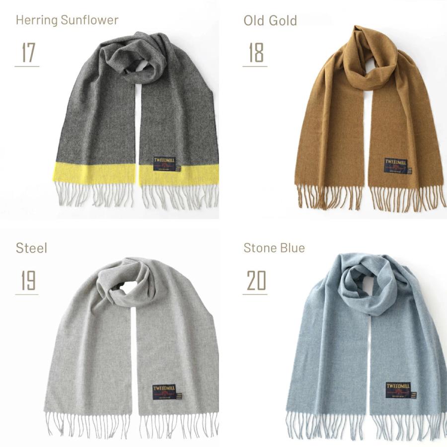 TWEED MILL ツイードミル Tweedmill ラムウール マフラー 30 TWEED MILL ツイードミル Tweedmill ラムウール マフラー 30