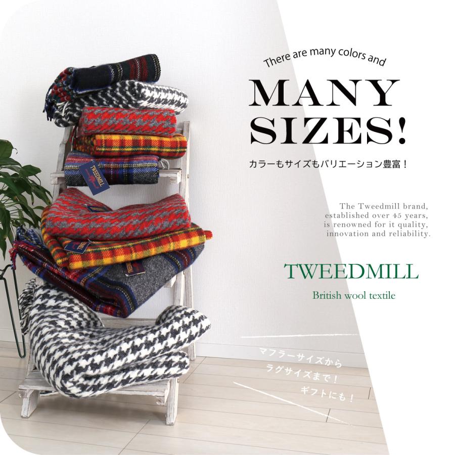 TWEEDMILL チェック柄ウールマフラー 楽天市場】TWEED MILL ツイードミル マフラー Lambswool Stole