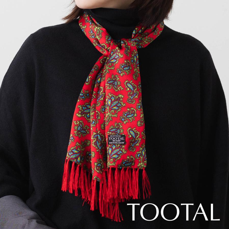 Tootal Scarf Vintage ユニセックス ピュアシルク スカーフ Tootal Scarf Vintage ユニセックス ピュアシルク スカーフ
