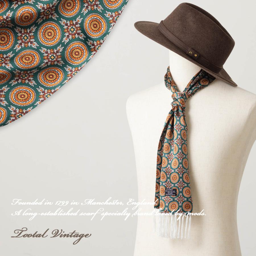 Tootal Scarf Vintage ユニセックス ピュア シルク スカーフ Tootal Scarf Vintage ユニセックス ピュア シルク スカーフ