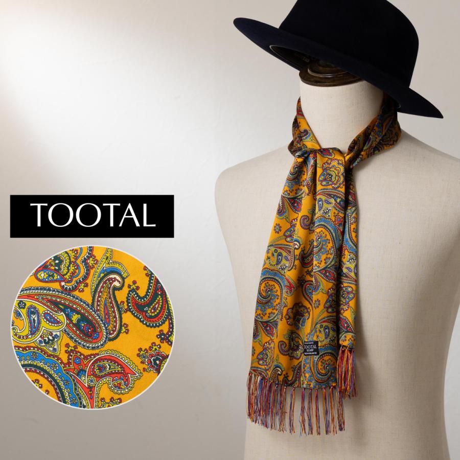 Tootal Scarf Tootal Vintage ユニセックス ピュア シルク スカーフ