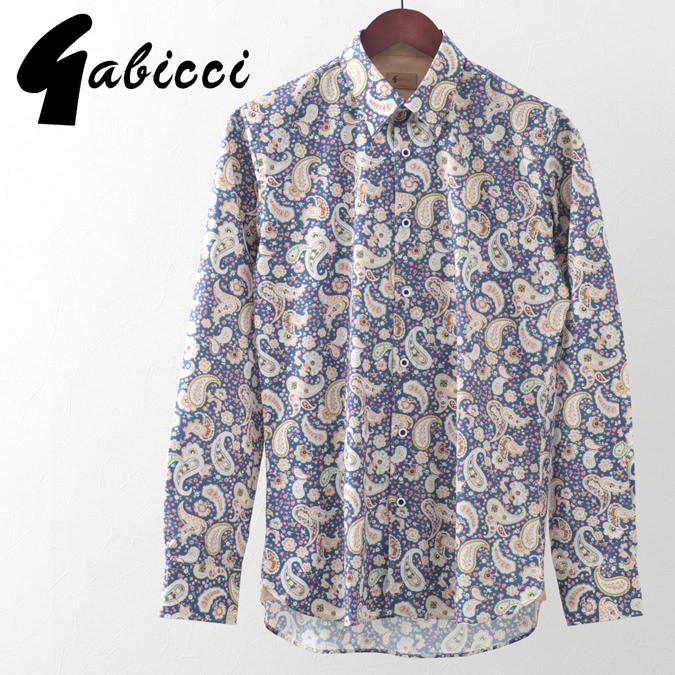 Gabicci メンズ 長袖シャツ フローラル ペイズリー ガビッチ ヘイ レトロ 花柄シャツ モッズファッション V44gw13hay クローゼスト 通販 Yahoo ショッピング