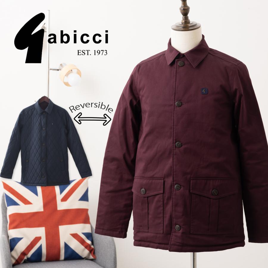 Gabicci メンズ リバーシブル マック コート ガビッチ ジャケット 