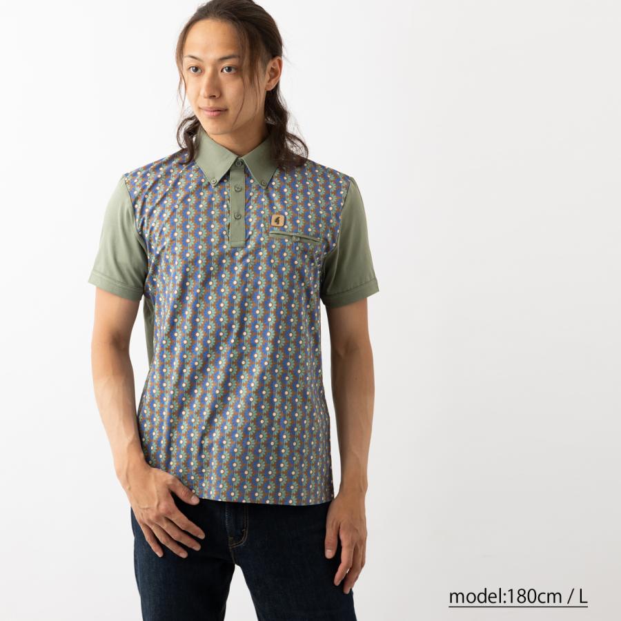 1PIUTUGUALES3 メッシュポロシャツ オリーブグリーン Ⅵ 1PIUTUGUALES3 メッシュポロシャツ オリーブグリーン Ⅵ 楽天