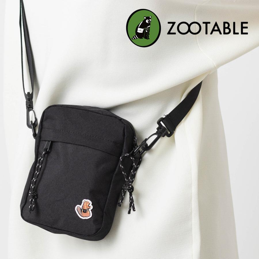 ズータブル ZOOTABLE ミニショルダーバッグ ボディーバッグ ブラック